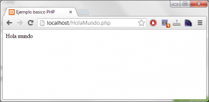 Hola Mundo en PHP